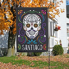 Day of the Dead Personalized Garden Flag  - 38549