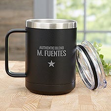 Authentic Personalized Stainless Steel Travel Mug  - 38566