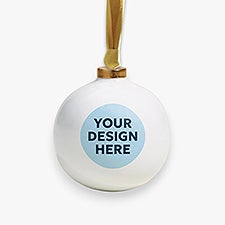 Corporate Logo Personalized Ball Ornament - 38579