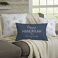 Spirit of Hanukkah Personalized Throw Pillow  - 38581