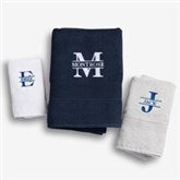 Lavish Last Name Embroidered Luxury Cotton Bath Towel Collection  - 38610