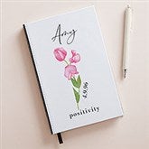 Personalized Journal - Birth Month Flower - 38629