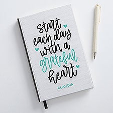 Personalized Journal - Grateful Heart - 38645