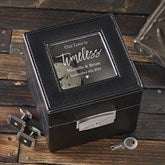 Our Love Is Timeless Personalized Leather Watch Box  - 38647
