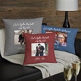 Together They Built a Life Personalized Photo Throw Pillows - 38656