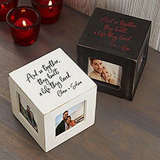 Personalized Photo Cubes - Together They Built a Life - 38660
