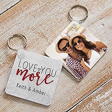 Love You More Personalized Photo Keyring Last Modified: - - 38664