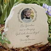 Personalized Photo Standing Garden Stone - God Made an Angel - 38672