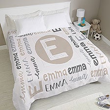 Youthful Name Personalized Comforter  - 38698D