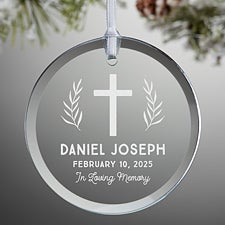 Loving Child Memorial Personalized Ornament  - 38702