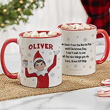 The Elf on the Shelf Personalized Christmas Mugs  - 38720