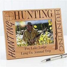 Personalized Hunting Wood Picture Frames - 3874