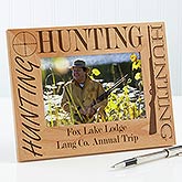 Personalized Hunting Wood Picture Frames - 3874