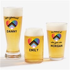Love Yourself Printed Beer Glass Collection  - 38804