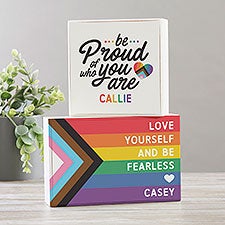 Love Yourself Personalized Decorative Shelf Block  - 38809