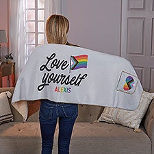 Love Yourself Personalized Cuddle Wrap  - 38830