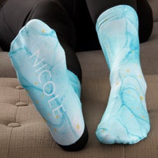 Birthstone Color Personalized Adult Socks  - 38859