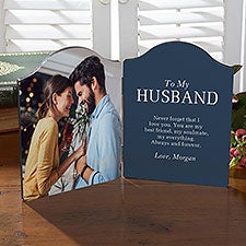 To My Husband Personalized Photo Plaque - 38896