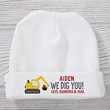 I Dig You Personalized Valentines Day Baby Hat  - 38927