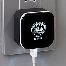 MLB New York Mets Personalized LED Triple Port USB  - 38940