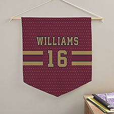 Sports Jersey Personalized Pennant  - 38969D