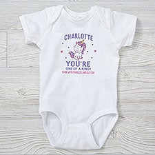 Youre One of A Kind Personalized Valentines Day Baby Clothing  - 38993