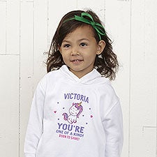 Youre One of A Kind Personalized Valentines Day Kids Sweatshirts  - 38995