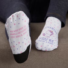 Youre One of A Kind Personalized Valentine Toddler Socks  - 39000