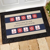 Personalized Nautical Doormat - Sailing Theme - 3910
