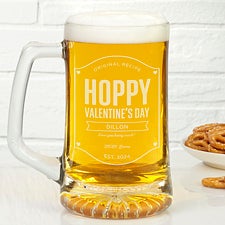 Beer My Valentine 25oz. Engraved Beer Mug - 39132