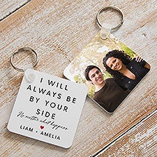 By Your Side Personalized Photo Keychain  - 39138
