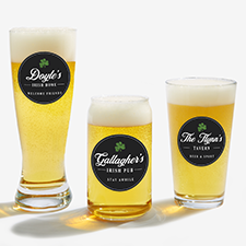 Irish Home Personalized Beer Glasses  - 39153