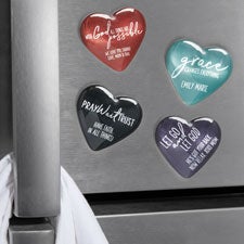 Spiritual Quote Personalized Acrylic Heart Magnet  - 39250