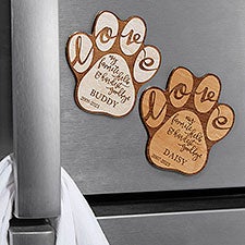 Hardest Goodbye Pet Memorial Personalized Wood Magnet  - 39256