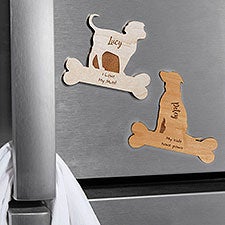 Dog Breed Personalized Wood Magnet  - 39259
