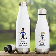 philoSophies® Cross Country Personalized Insulated Water Bottle  - 39275