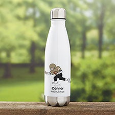 philoSophies® Football Personalized Insulated Water Bottle  - 39276