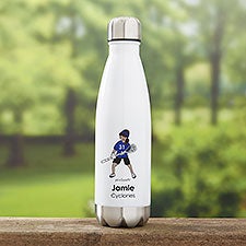 philoSophies® Lacrosse Personalized Insulated Water Bottle  - 39277
