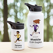 philoSophies® Cross Country Personalized Double-Wall Vacuum Insulated Water Bottle  - 39281