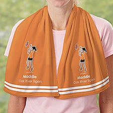 philoSophies® Basketball Personalized Cooling Towel  - 39286