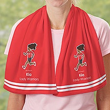 philoSophies® Cross Country Personalized Cooling Towel  - 39287