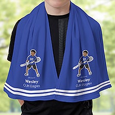 philoSophies® Lacrosse Personalized Cooling Towel  - 39289