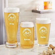MLB New York Mets Personalized Beer Glass  - 39345