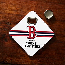 MLB Boston Red Sox Personalized Bottle Opener Coaster  - 39408