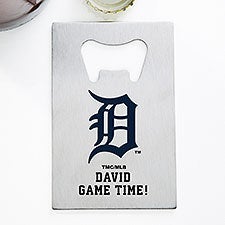 MLB Detroit Tigers Personalized Credit Card Size Bottle Opener - 39451