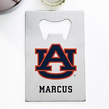 NCAA Auburn Tigers Personalized Credit Card Size Bottle Opener - 39526