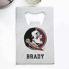 NCAA Florida State Seminoles Personalized Credit Card Size Bottle Opener - 39534