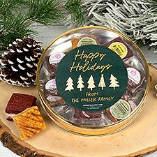 Aspen Christmas Personalized 8 ct. Brownie Tin  - 39620D