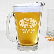 NFL San Francisco 49ers Personalized Beer Pitcher  - 39632