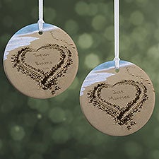 Our Paradise Island Personalized Ornament  - 39661